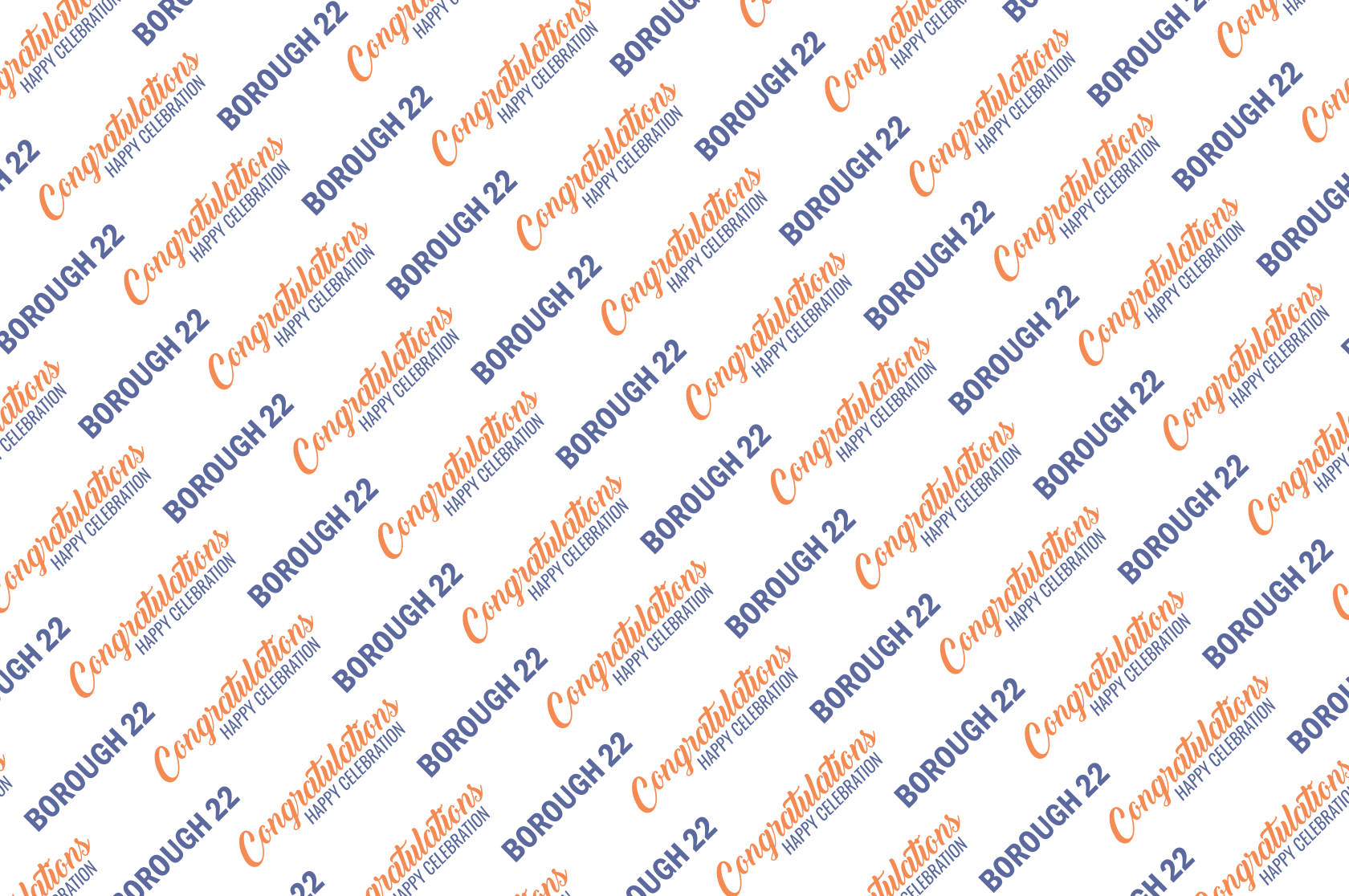 Borough 22 gift wrapping paper